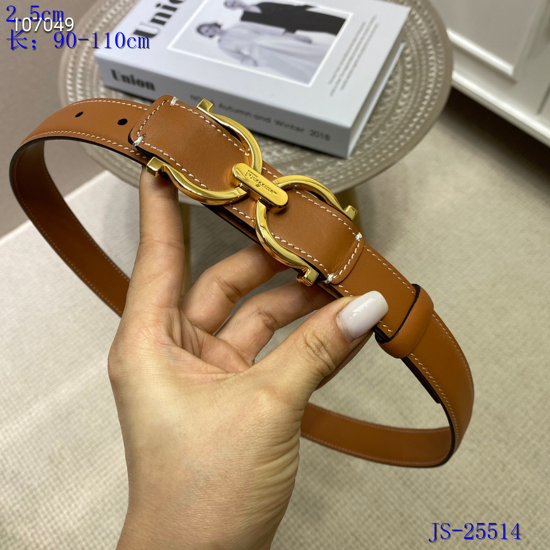 Ferragamo Belts 2.5 cm Width 050